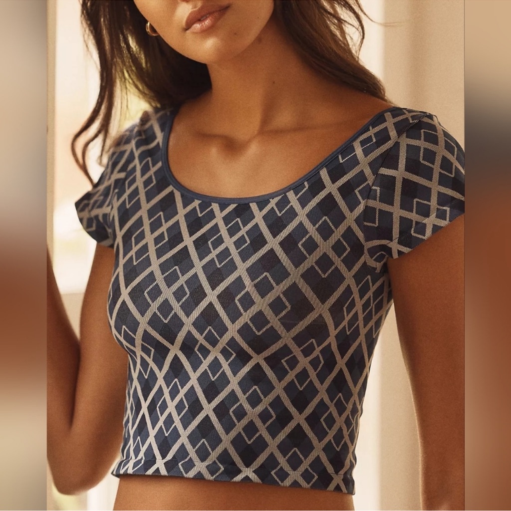 Nwt Anthropologie X Lyrebird Seamless Baby Tee